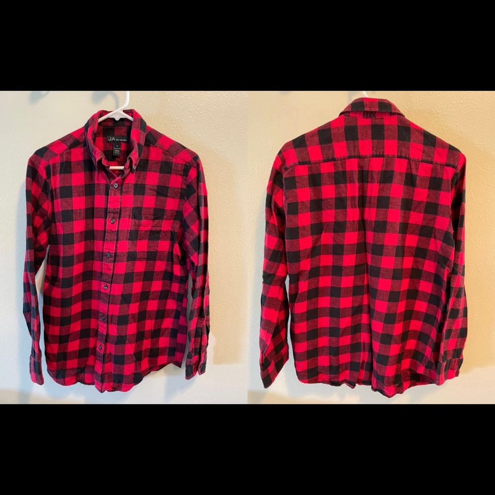 Men’s Red Plaid Flannel